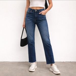 Rag & Bone Size 31 Crop Blue Jeans